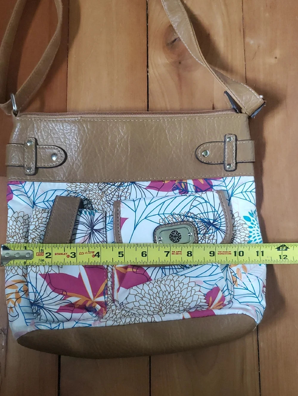 TrevisoTan Floral Crossbody Shoulder Bag